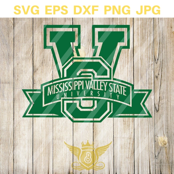 Mississippi Valley State SVG, Universiteit svg, Logo, MVSU SVG, Jerry Rice, instant download - eps, png, svg, dxf Silhouette, Cricut
