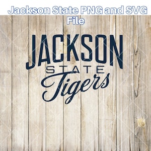 JSU Team Spirit Design Png | Design de camiseta e artesanato | Sublimação DTF e pronto para solvente ecológico | Svg | Tigres | Jackson State