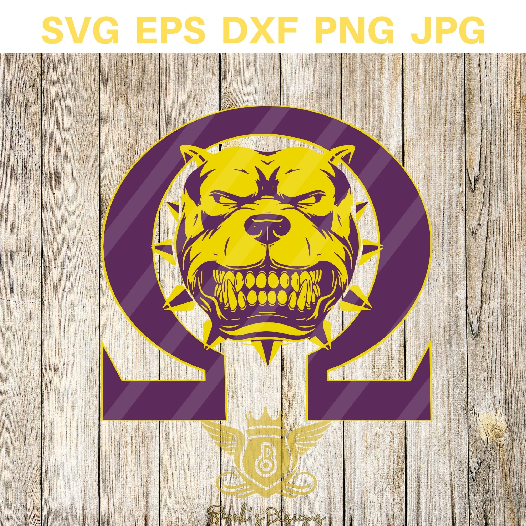 Omega Mean Dog SVG Psi Phi Svg Omega Dawg Que Dog Dawg Etsy UK