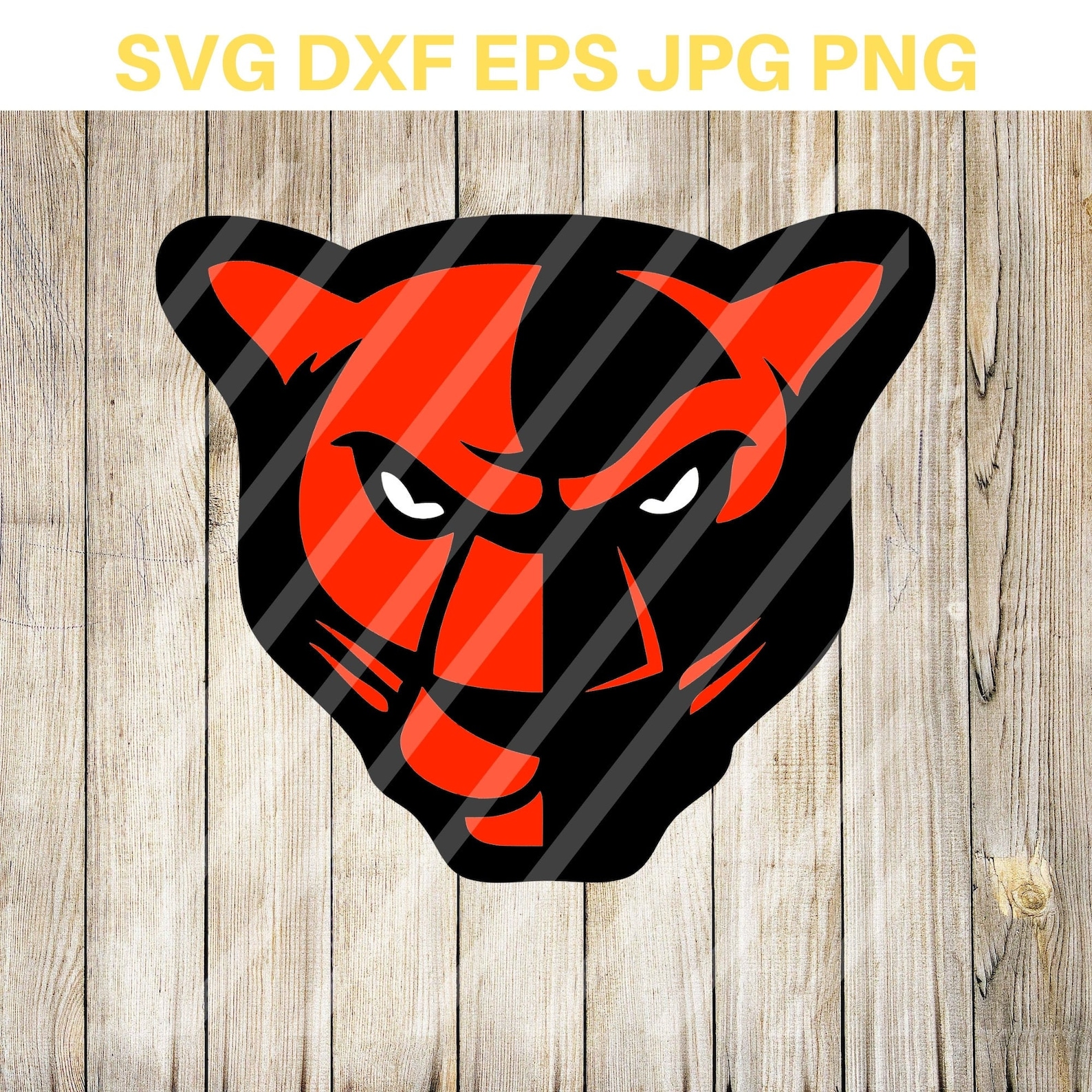 Petal Panthers SVG Head Svg School Football Baseball svg Etsy