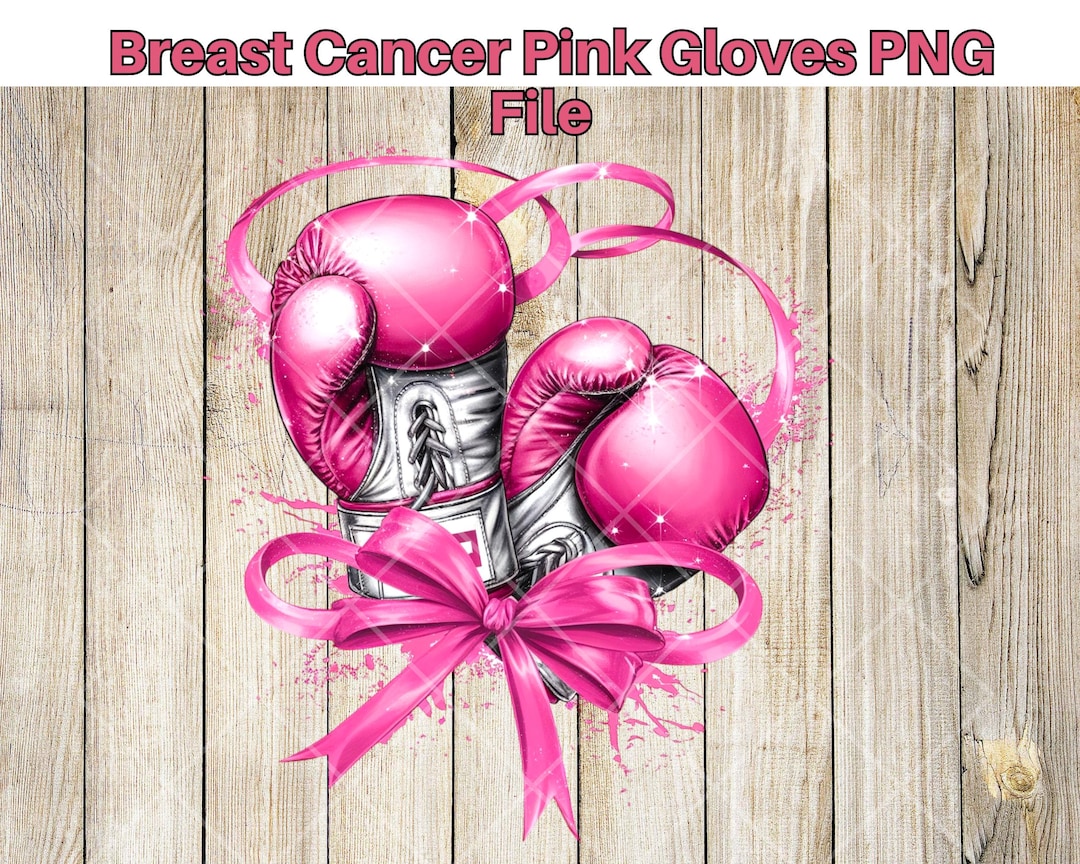 Pink Boxing Gloves PNG Design | Breast Cancer Awareness T-shirt & Craft ...