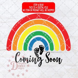 Rainbow baby SVG, Bientôt disponible svg, nouveau-né svg, baby svg, nouveau-né svg, baby body svg, Cricut, Silhouette, Caméo, Cut File