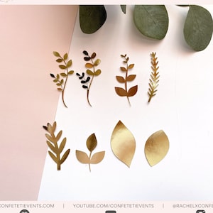 Leaf SVG - Leaf SVG Bundle - Archivo SVG de hoja - Archivos svg de hoja para Cricut - 8 diseños de hojas svg