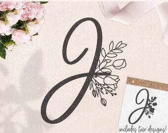 Download Monogram J Svg Etsy