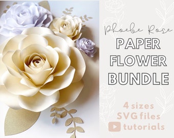 Download Free How To Make Paper Roses Paper Rose Tutorial Printable Pdf Etsy SVG Cut Files