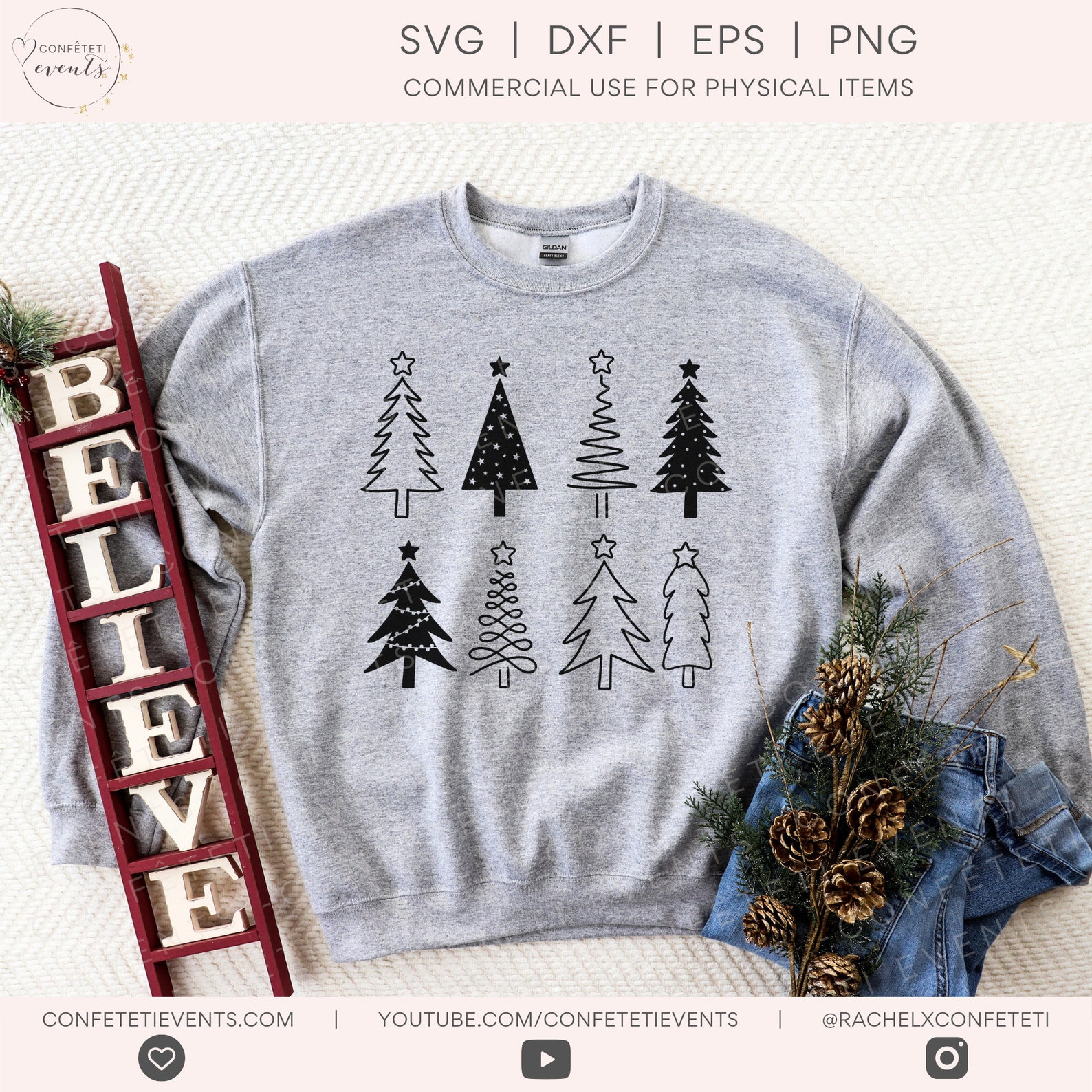 Christmas Tree SVG Christmas SVG Christmas SVG for Shirts  Etsy