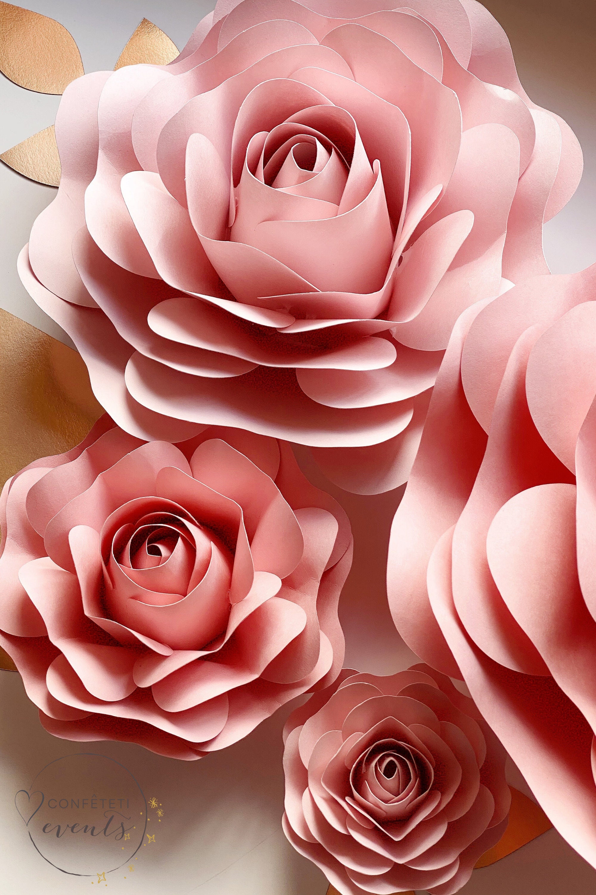 Paper Flower SVG Paper Flower SVG Bundle Paper Flower Etsy Australia