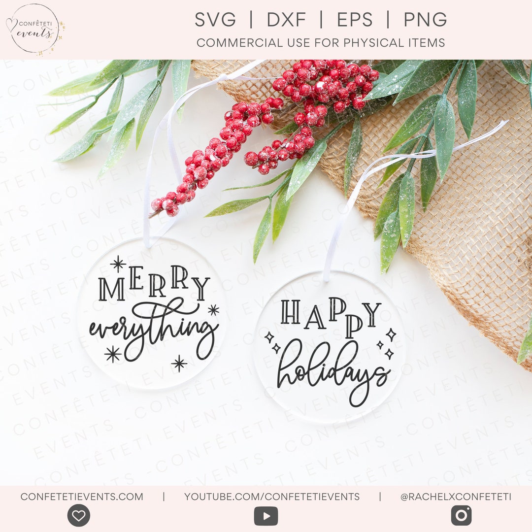 Christmas Ornament SVG Ornament SVG Christmas Ornaments SVG Bundle