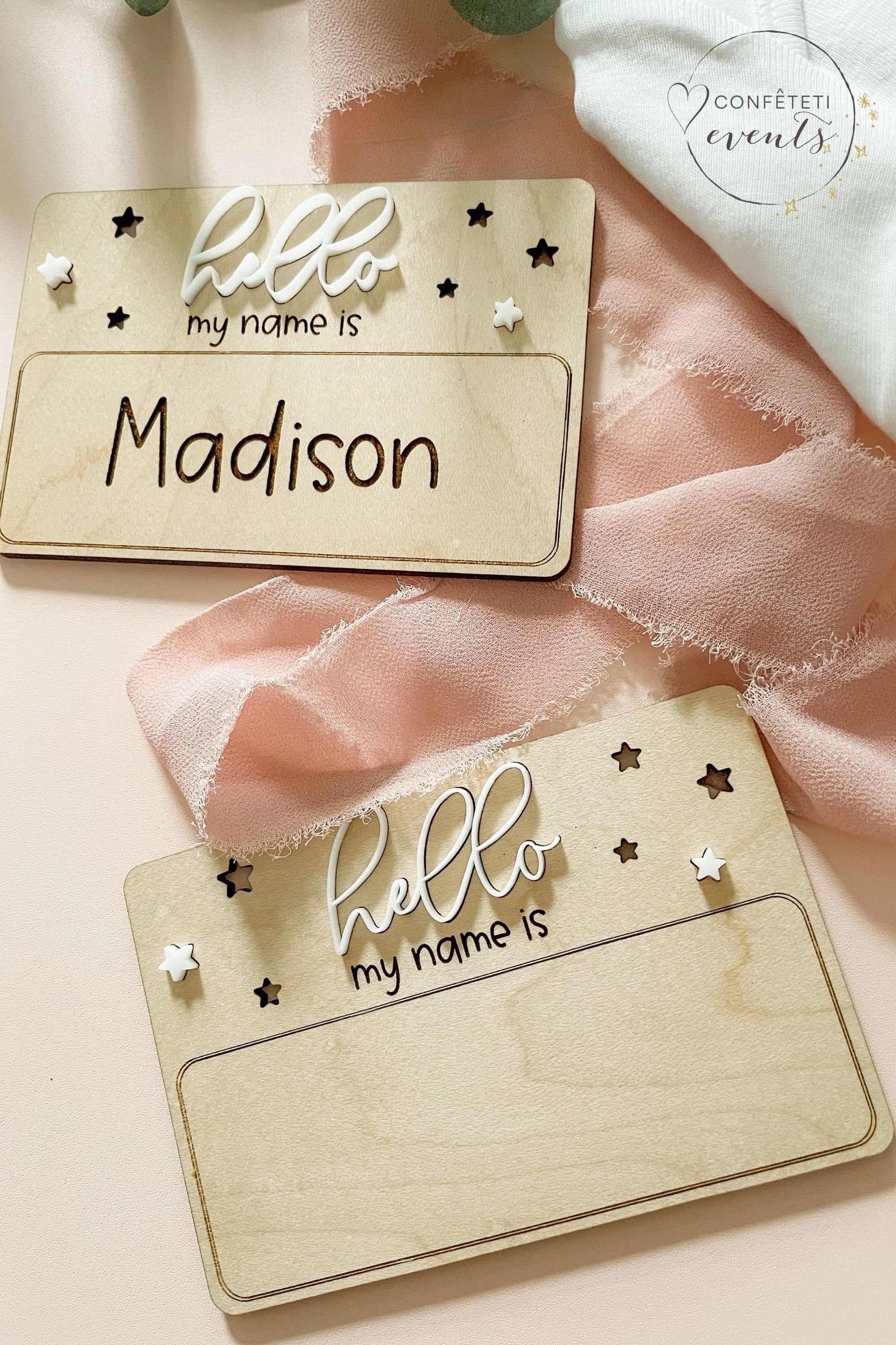 Hello SVG Baby SVG Laser Cut File for Glowforge Hello My - Etsy