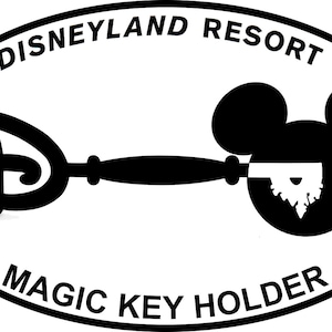 Magic Key Holder Vinyl Sticker - No Background vs 4
