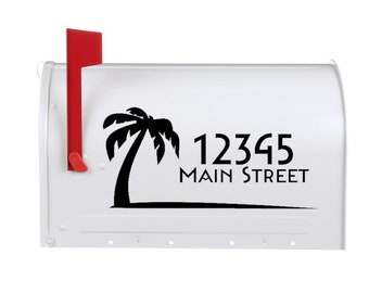 Palm Tree Vinyl Decal Stickers for Mailbox