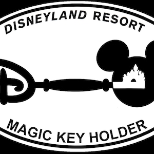 Magic Key Holder Vinyl Sticker - WITH Background vs 5