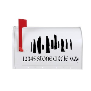Stone Circle Vinyl Decal Stickers for Mailbox