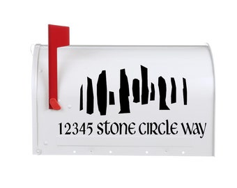 Stone Circle Vinyl Decal Stickers for Mailbox