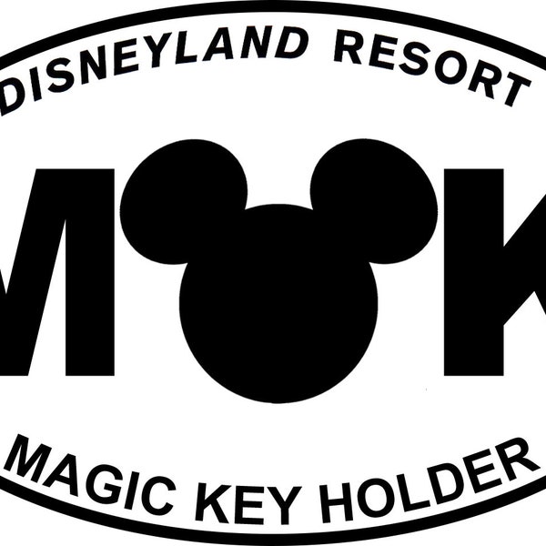 Magic Key Holder Vinyl Sticker - No Background vs 5