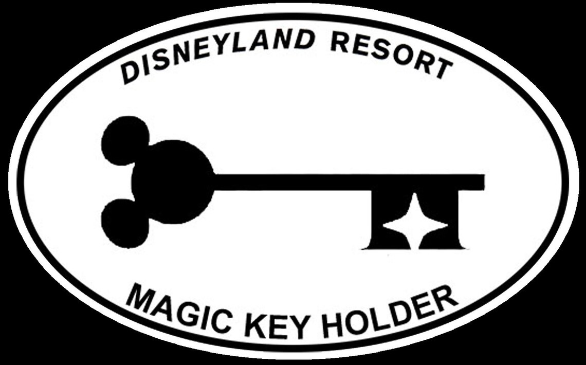 Disneylandinspired Magic Key Holder Vinyl Sticker WITH Etsy