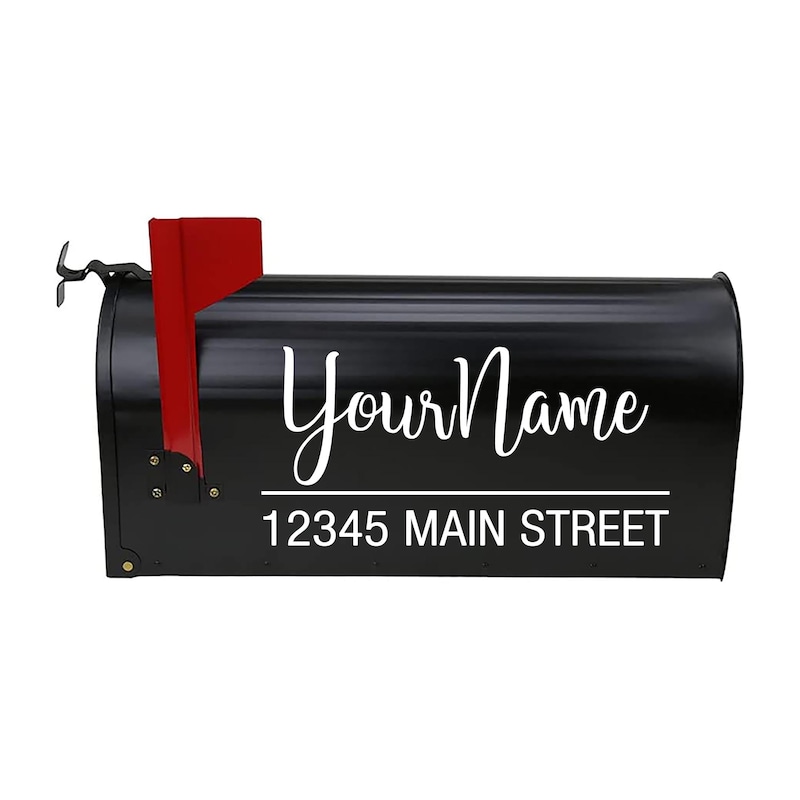 Mailbox Vinyl Custom - Etsy