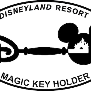 Magic Key Holder Vinyl Sticker - No Background vs 2