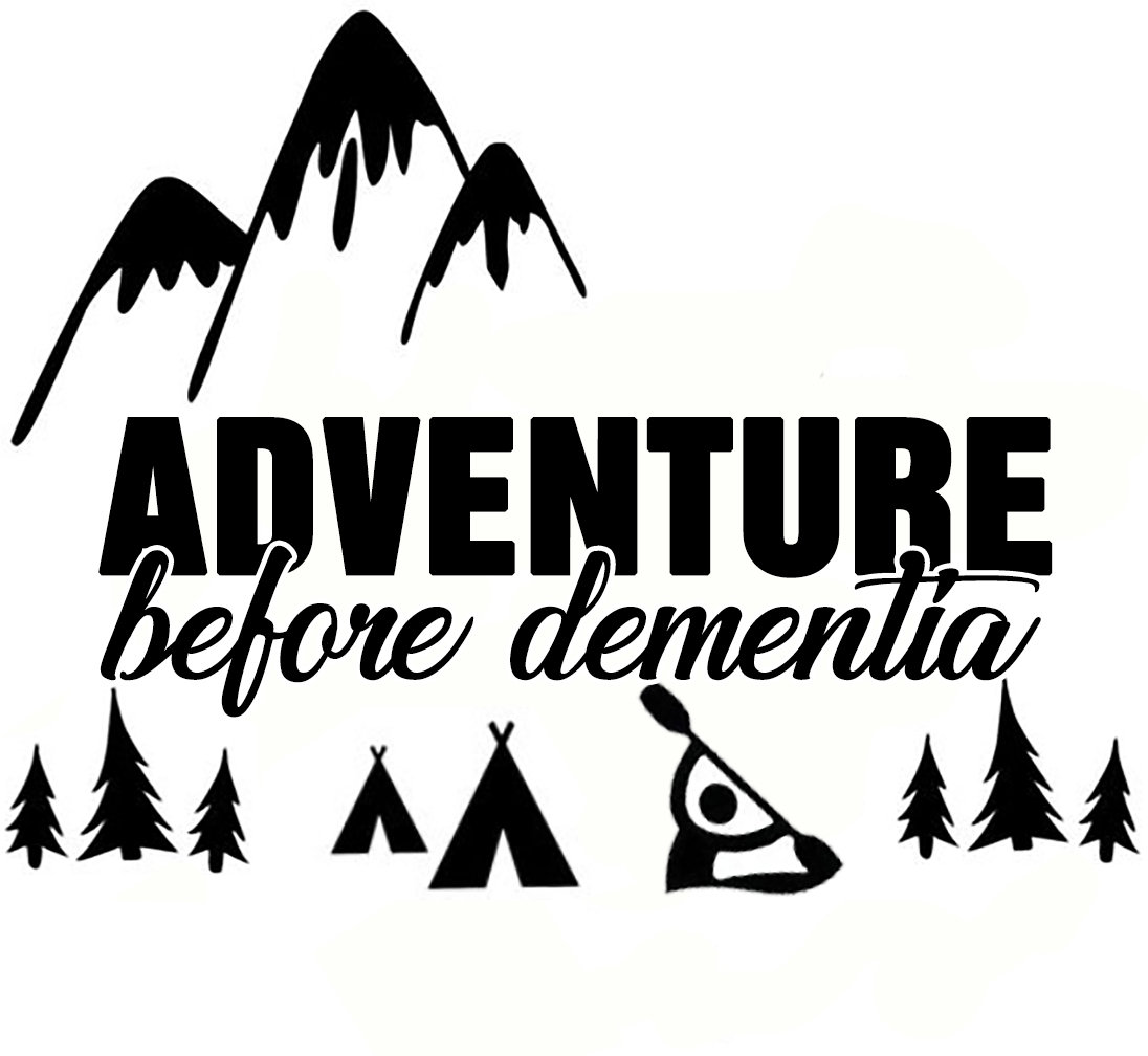 Funny 'Adventure Before Dementia' Glitter Vinyl Decal - Car, Laptop, Camper Sticker (Custom Color)