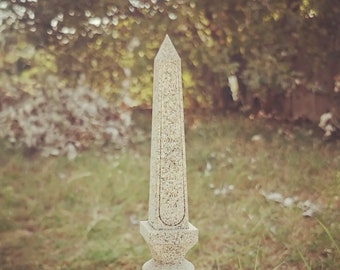 Egypt obelisk - statues in 3D printing PLA stone.