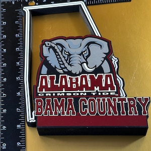 Alabama Crimson Tide Shelia's Collectibles Vintage State Map Umriss Team Plaque
