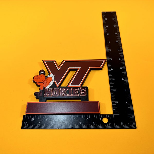 Virginia Tech Hokies Vintage Team Logo Medium Plaque Shelia's Collectibles