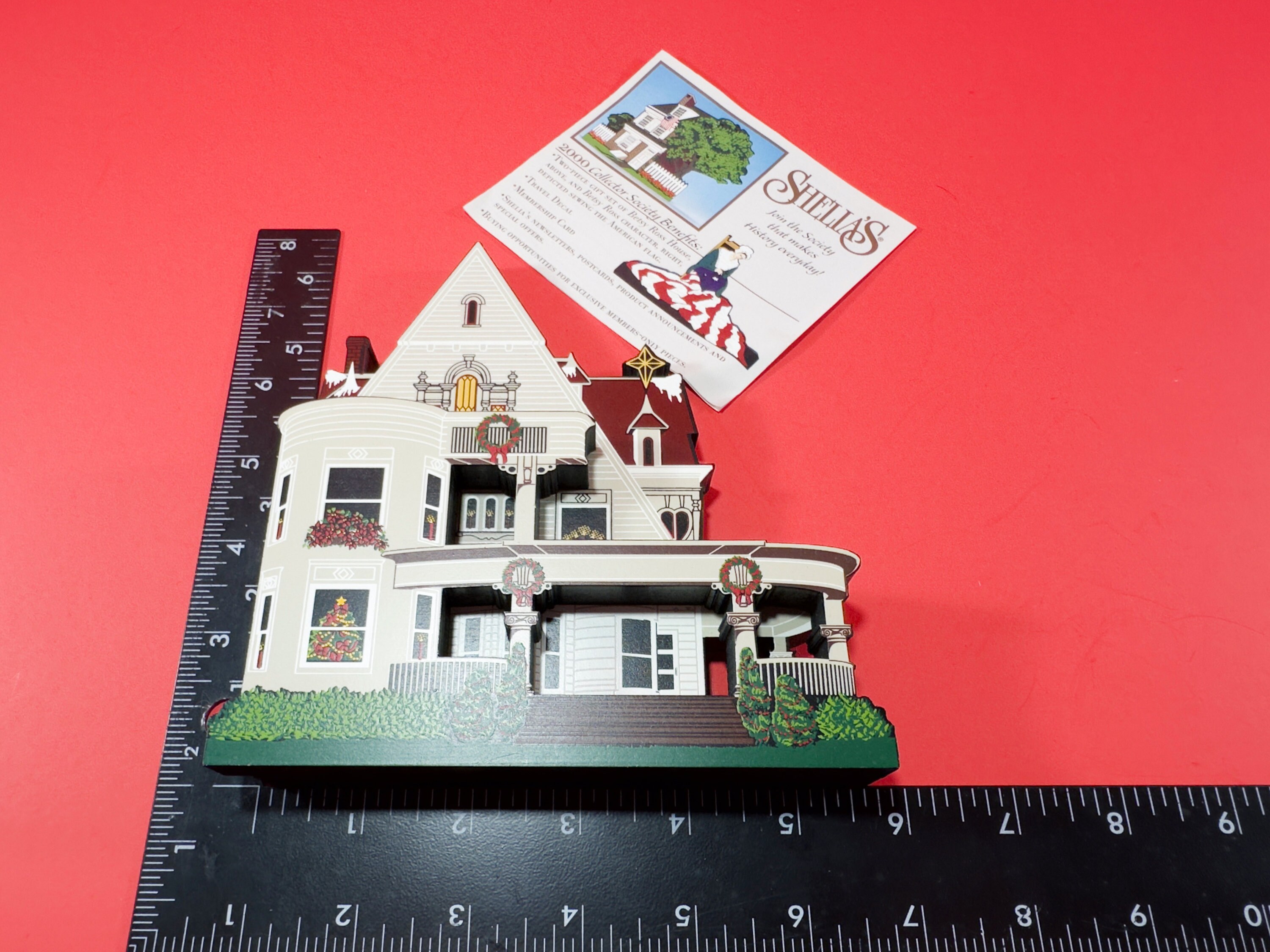 Shelia's Houses Vintage Collectible Historic Wooden Replica the Heartsville Victorian House Etsy