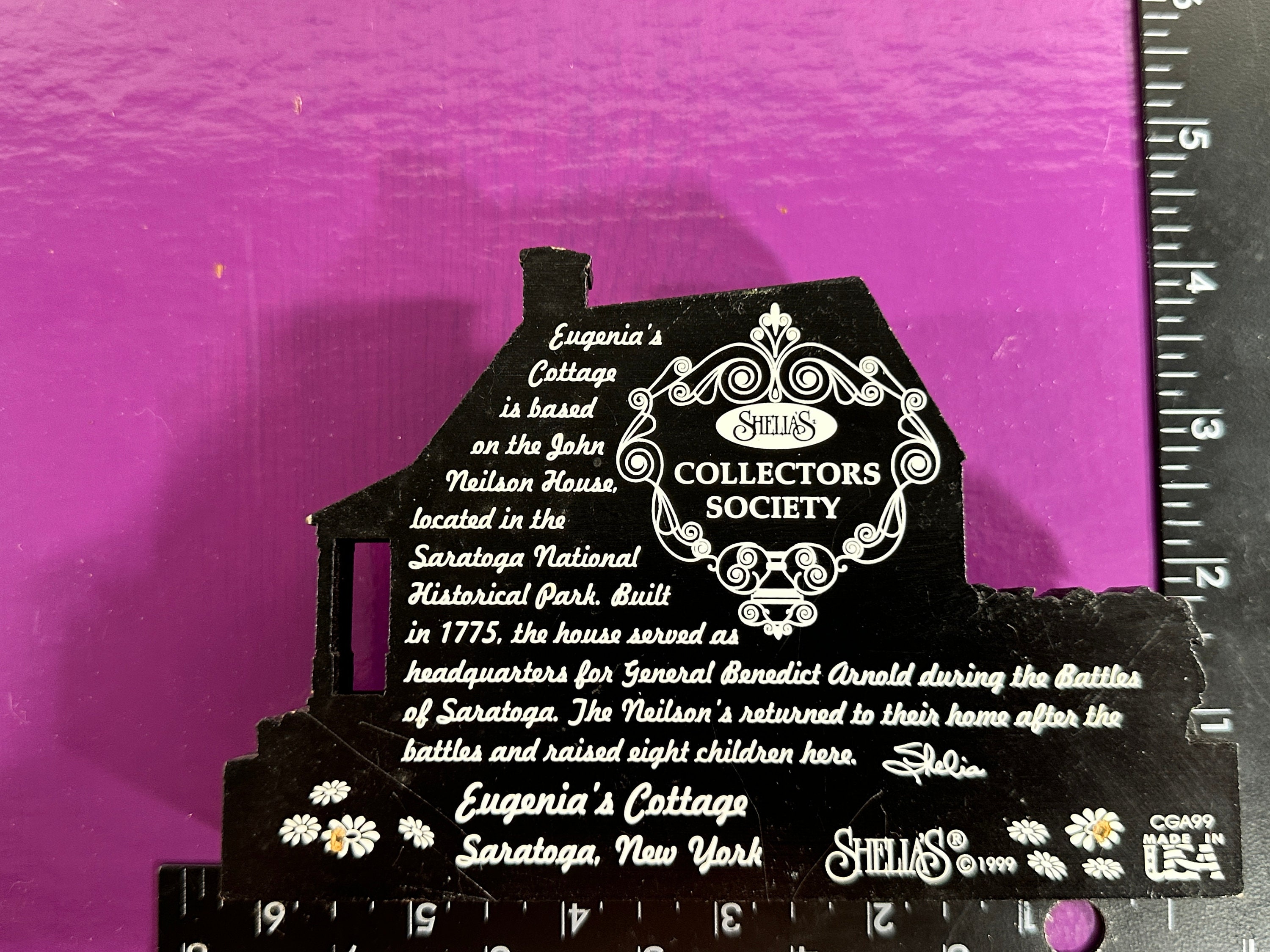 Shelia's Houses Vintage Collectible Historic Wooden the Eugenia Cottage Etsy