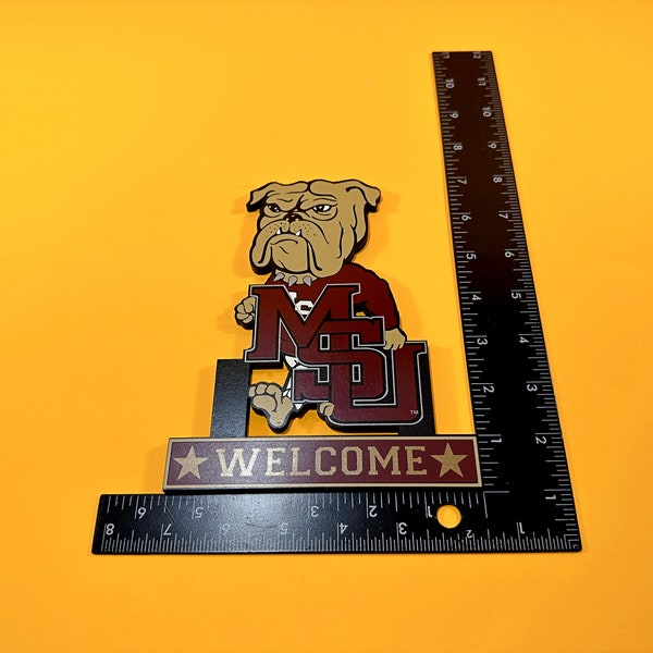 Mississippi State Bulldogs Vintage Team Welcome Plaque Shelia's Collectibles