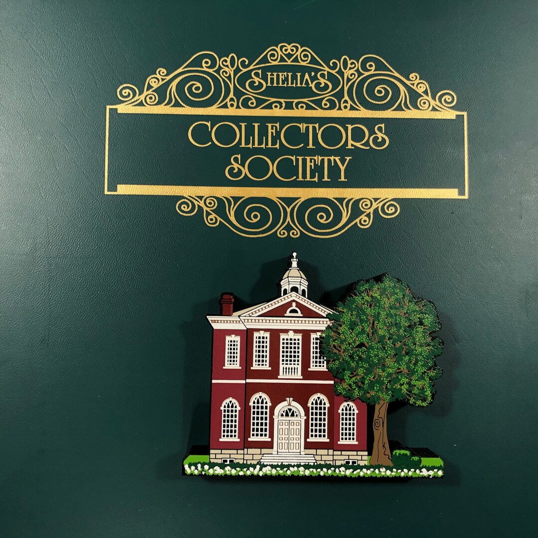 Shelia's Houses Vintage Collectible Historic Wooden Mini Replica the Old City Hall Philadelphia