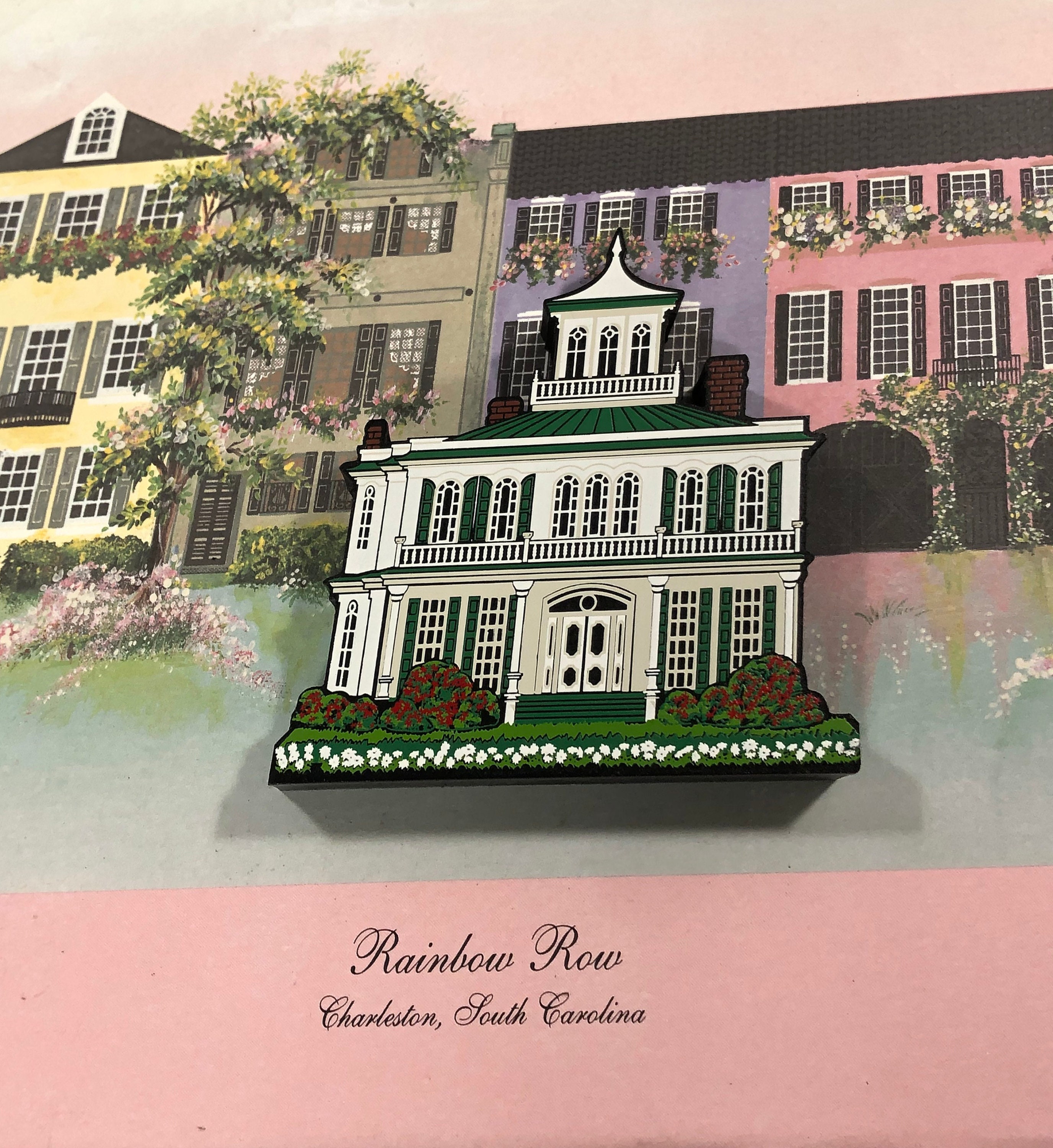 Shelia's Houses Vintage Collectible Historic Wooden Mini Replica House of the Seasons in