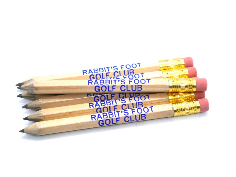 Crayon de golf personnalisé avec gomme à effacer mini crayon Etsy