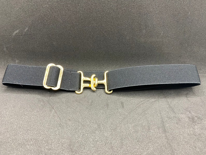 1 BLACK Equestrian Belt Leadline Riding Belt Surcingle Riding Belt
