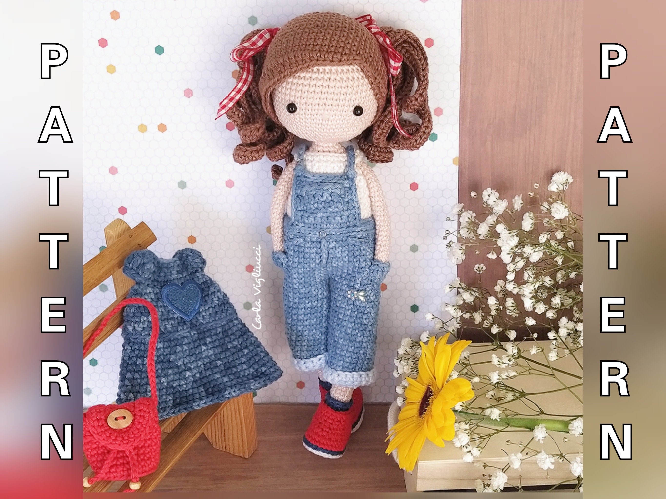 Muñeca lily amigurumi on sale