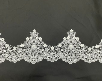 Embroidery Lace trim  Bridal lace Crochet lace chic Doll laces Wedding Dress Umbrella lace Accessories price  by 1 yard