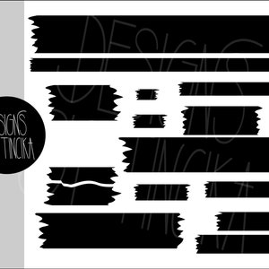 Washi-tapesjabloon: bundel met SVG en PNG 2.