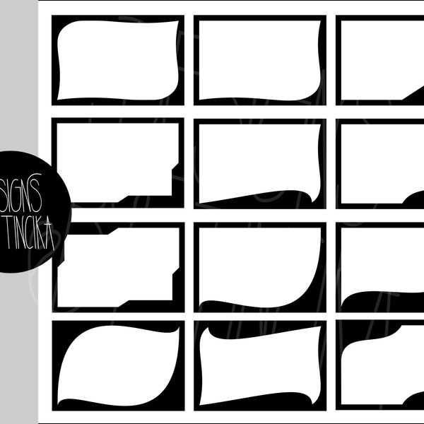 4x6 picture frame SVG PNG bundle - landscape or portrait