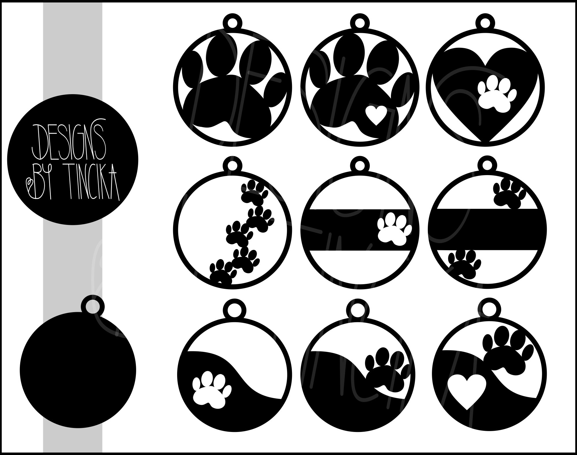Free Free Paw Print Ornament Svg 918 SVG PNG EPS DXF File