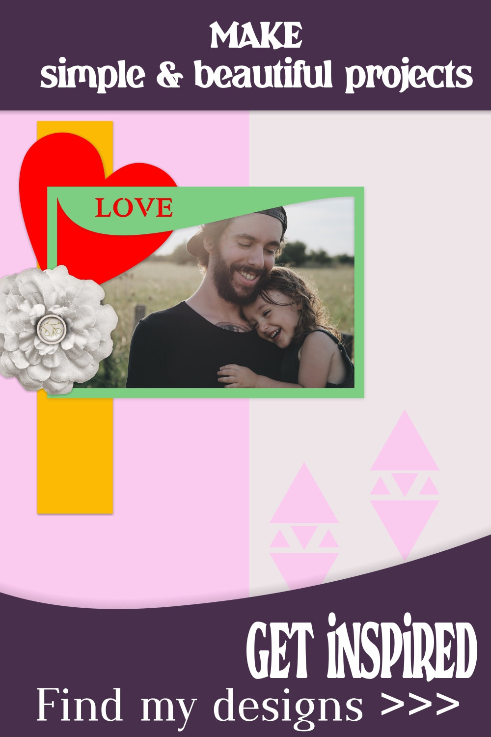 Love Collage Frame SVG Bundle: DIY Photo Frames for Cricut (digital ...