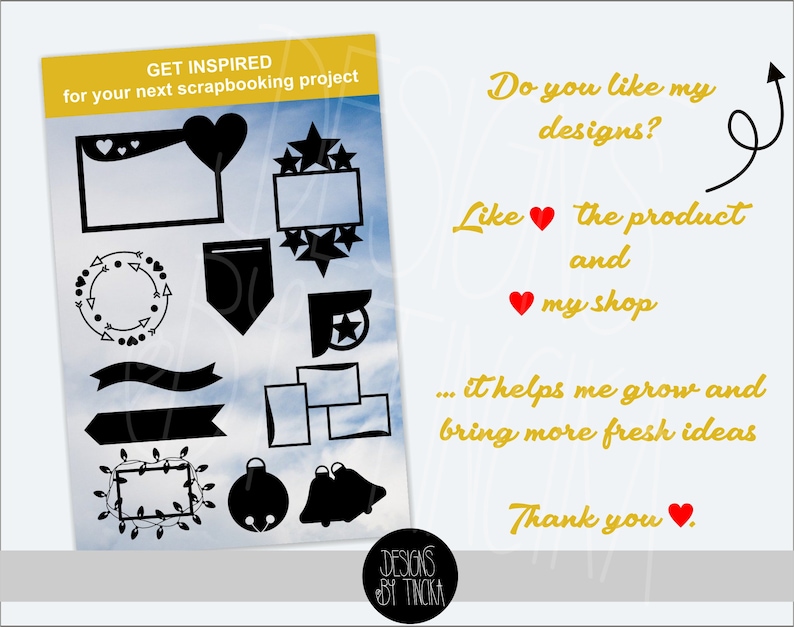Photo Collage Template: 12x12 Scrapbook Layout, SVG & PSD Files (Digital Download) image 10