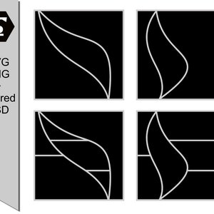 Scrapbooklay-out SVG-kit #1, inclusief png-bestanden. Geweldige sjablonen voor pagina-elementen voor digitale scrapbooking.