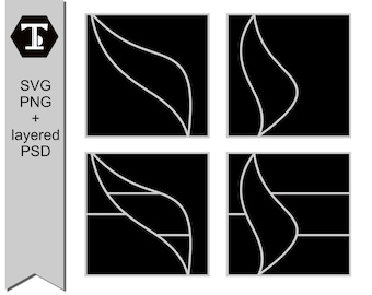 Scrapbook Layout SVG Kit: Collage Templates (Digital Download)