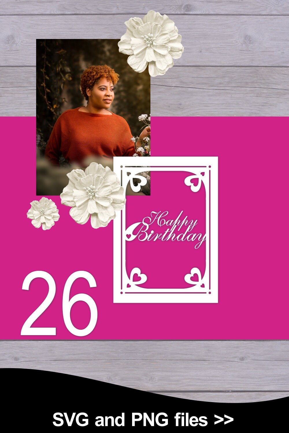 Download Birthday card SVG PNG bundle 3 | Etsy