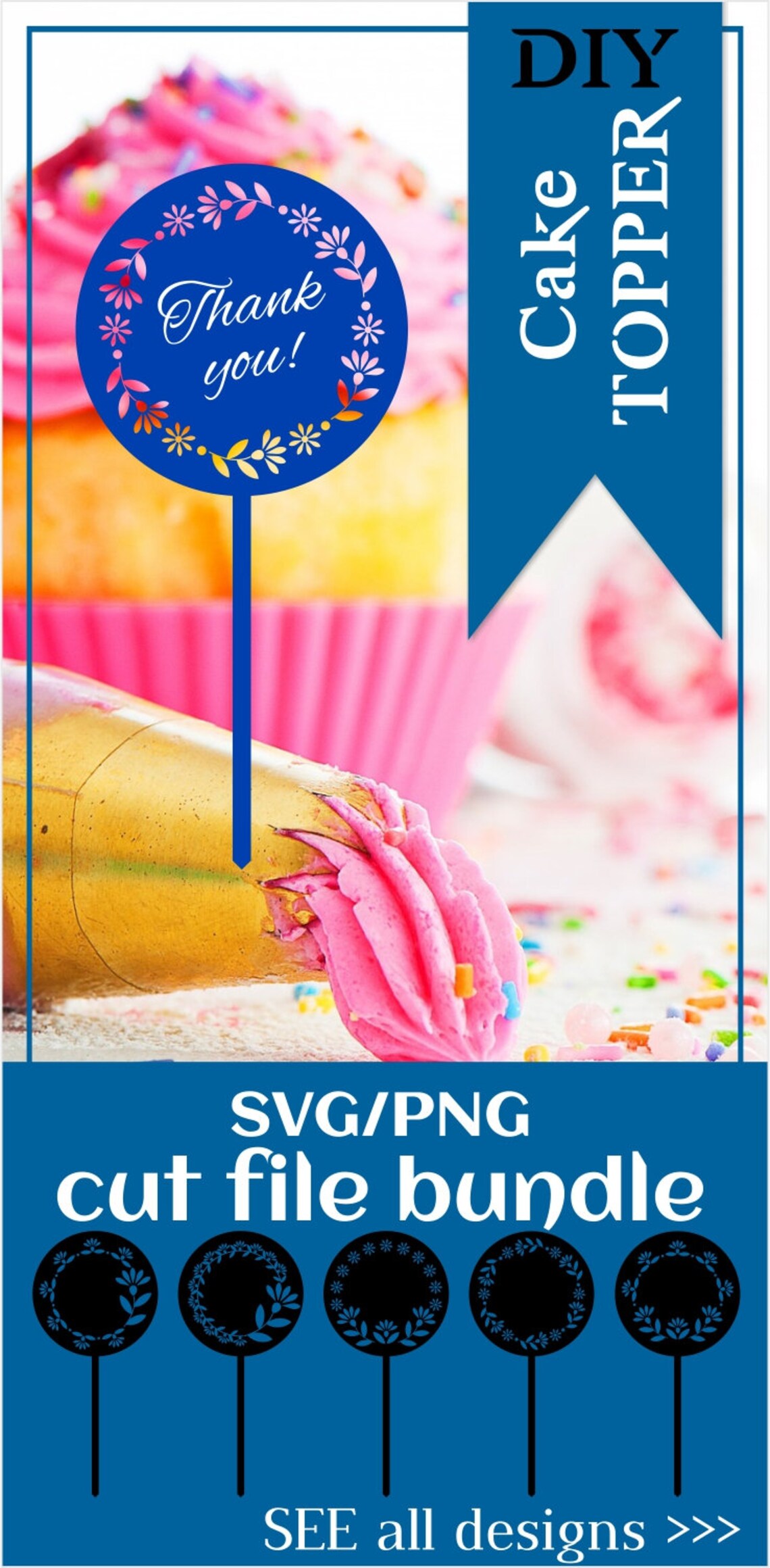 Free Free Cake Topper Svg Bundle 235 SVG PNG EPS DXF File