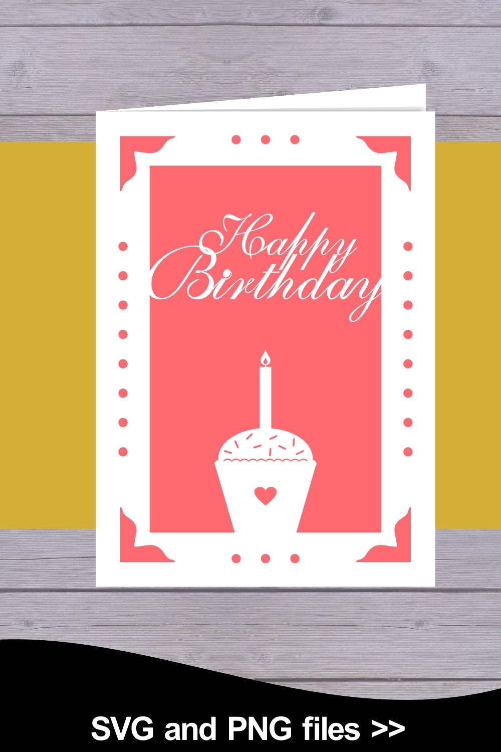 Download Birthday card SVG PNG bundle 3 | Etsy