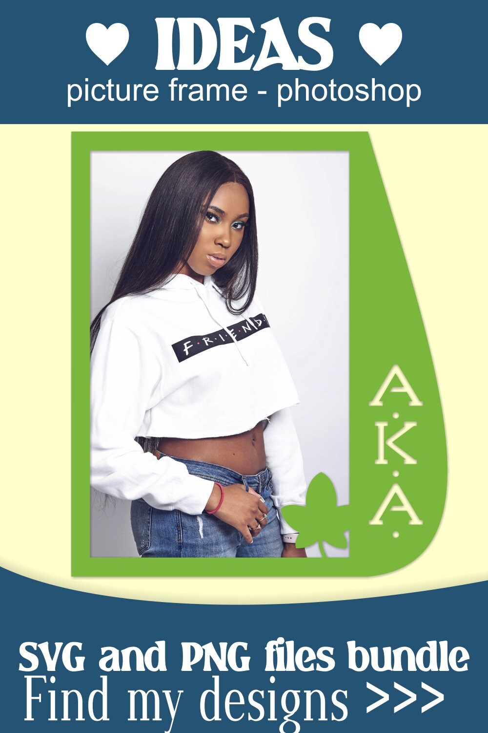 AKA Alpha Kappa Alpha SVG picture frames keep beautiful Etsy