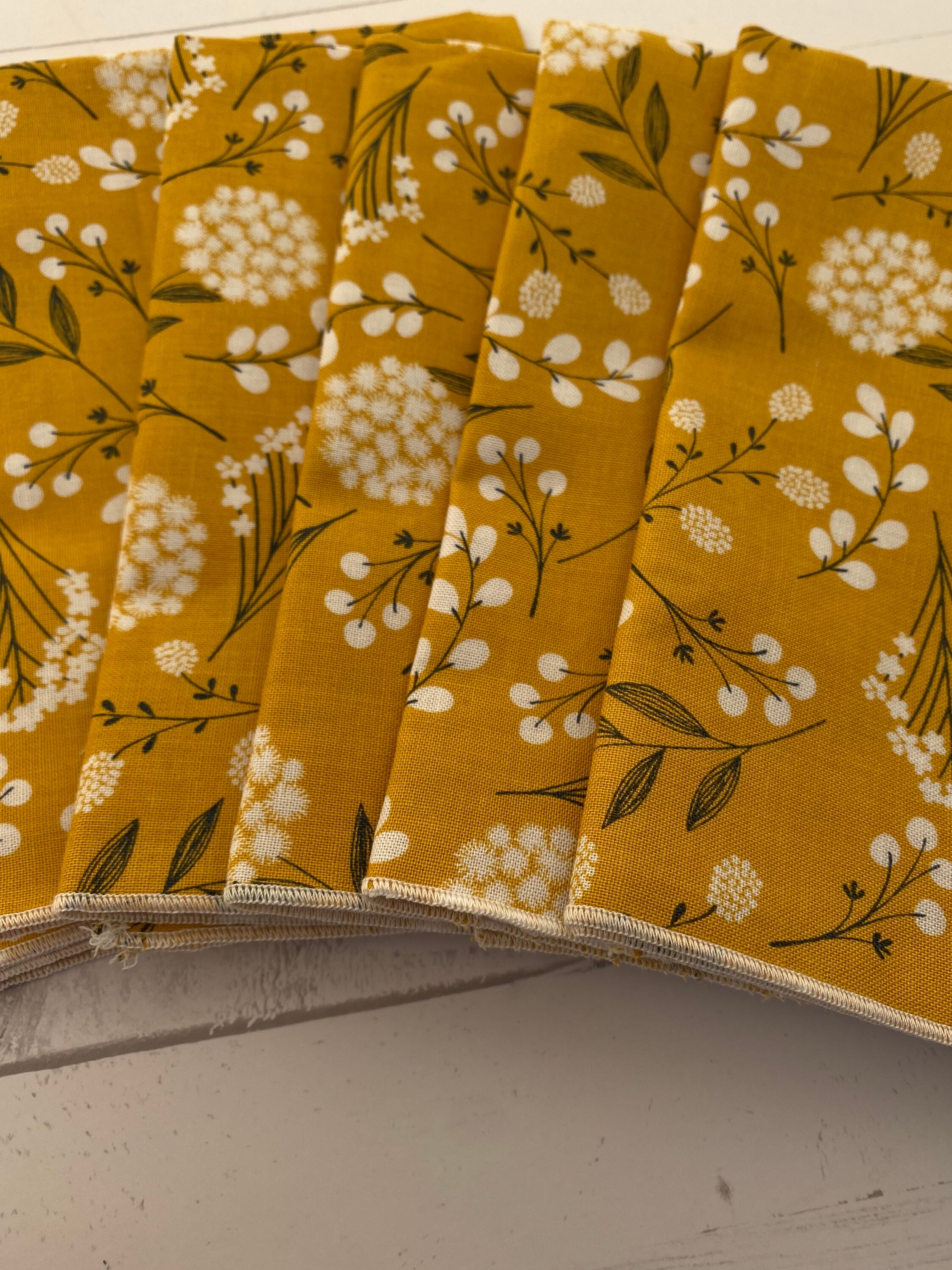 6 Pack 14x14 Cotton Single Ply Fabric Napkins Autumn Fall Etsy