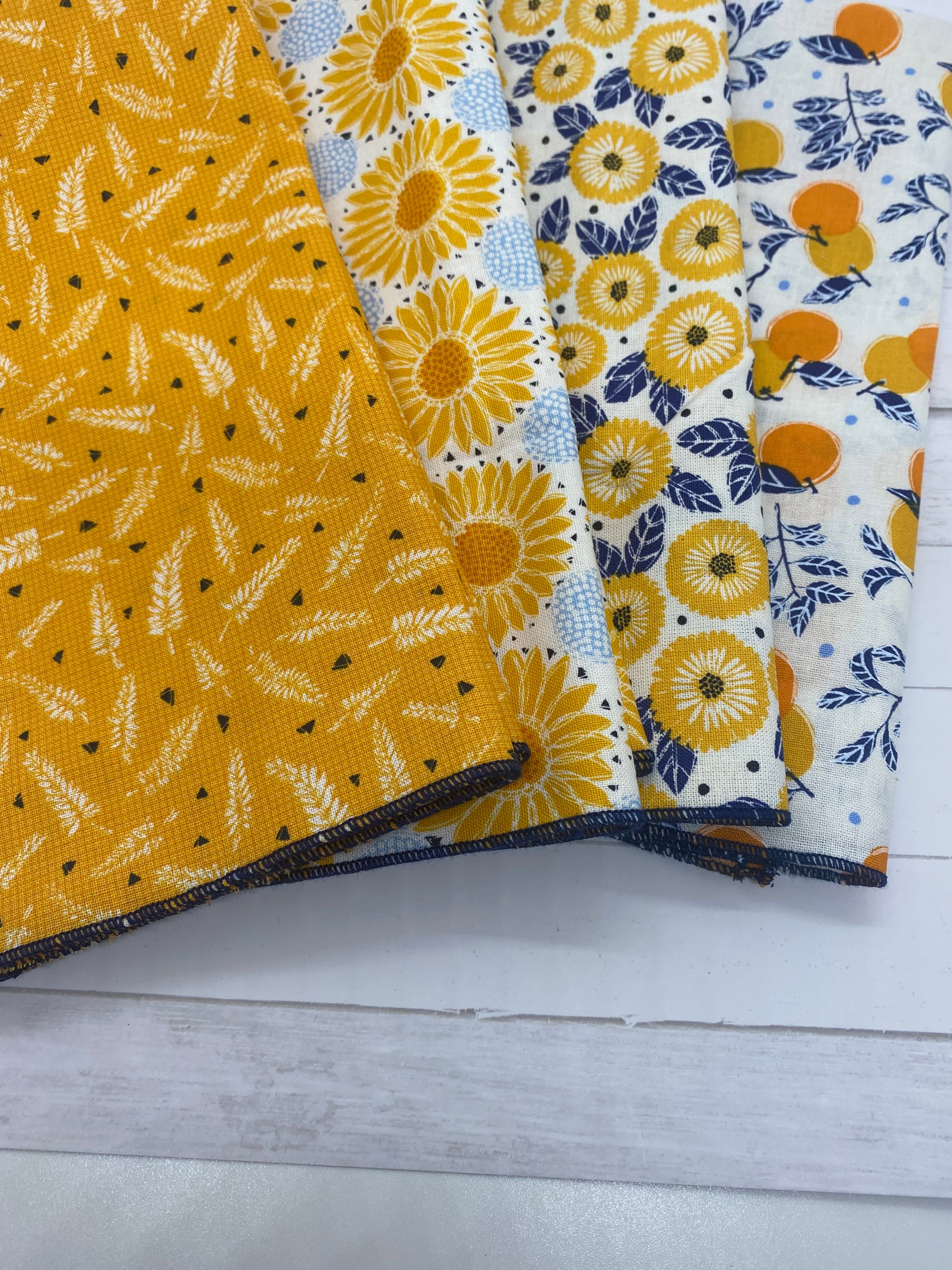 Cloth Napkins Set of 4 18X18 Cotton Single Ply Fabric Napkins Etsy