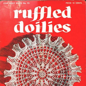 Vintage crochet y frivolité eBook Patrones de tapetes 1952, Shuttle Lace Tatting, PDF Descarga digital instantánea, Libro de instrucciones de tapete con volantes