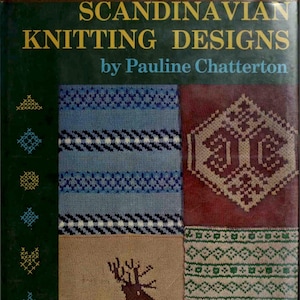 Vintage knitting eBook Pattern 1977, Scandinavian knit designs, PDF Instant Digital Download Instructions, jacquard PDF, fair isle lessons